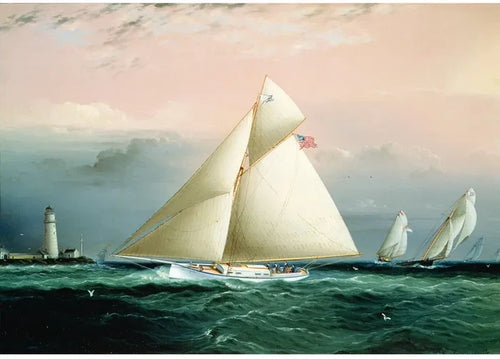 The Cutter Yacht In A Race 250
