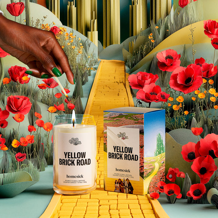 The Wizard Of Oz - Yellow Brick Road Candle