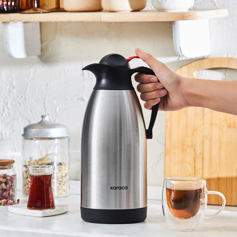Théière-thermos Karaca Clark, 2,5 L, inox