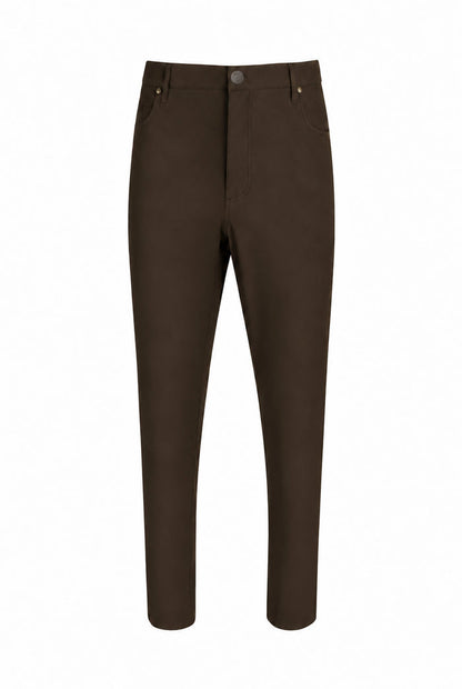 T.O. Boy's 5-Pocket Performance Pants - Brown