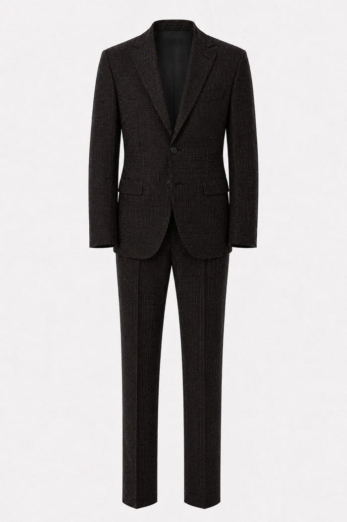T.O. Boy's Fashion Soho Stretch Suit - Brown