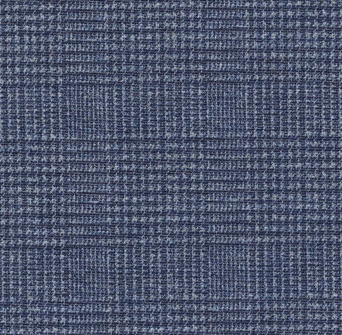 T.O. Boy's Fashion Soho Stretch Suit - Checked Navy and Black
