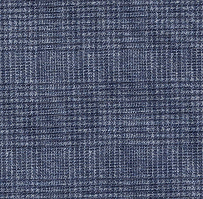 T.O. Boy's Fashion Soho Stretch Suit - Checked Navy and Black