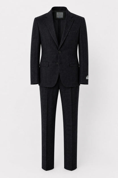 T.O. Boy's Fashion Soho Stretch Suit - Midnight Shadow
