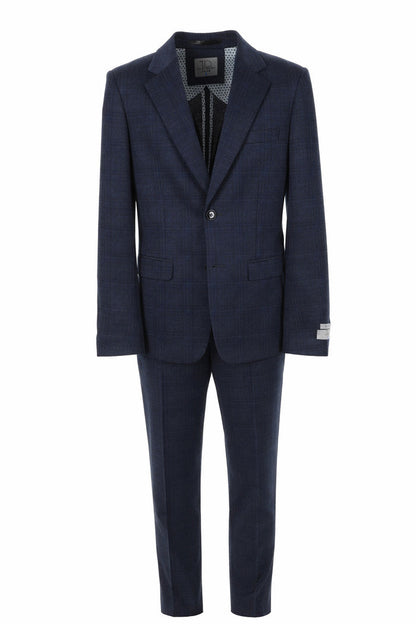 T.O. Boy's Fashion Soho Stretch Suit - Navy