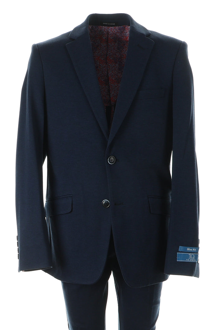 T.O. Boy's Fashion Stretch Suit - Navy