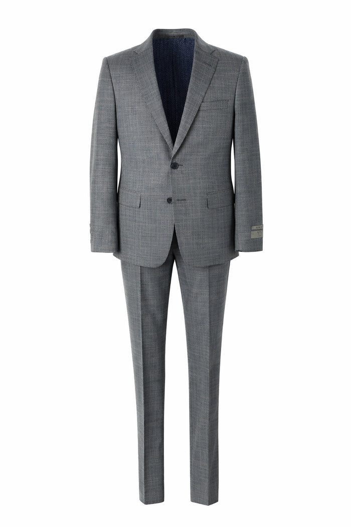 T.O. Boy's TR Fashion Suit - White on Navy