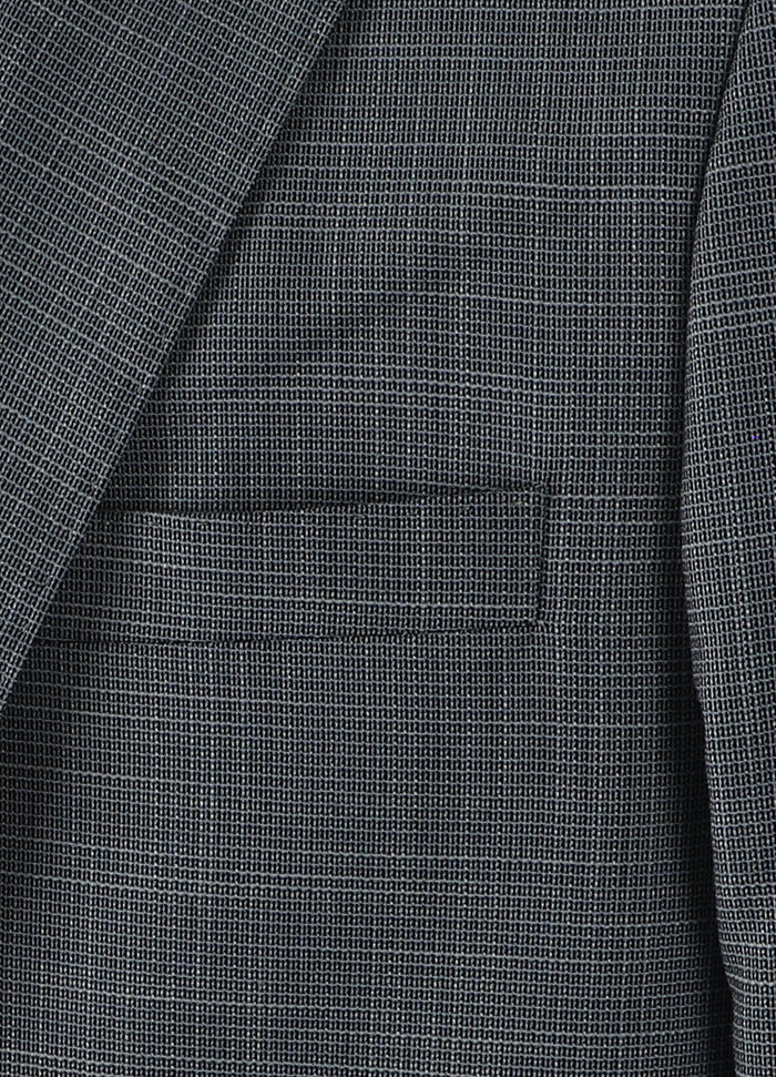 T.O. Boy's TR Fashion Suit - White on Navy