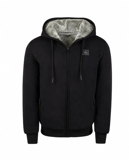 T.O. Collection Adult's Fully Lined Black Hoodie - Green