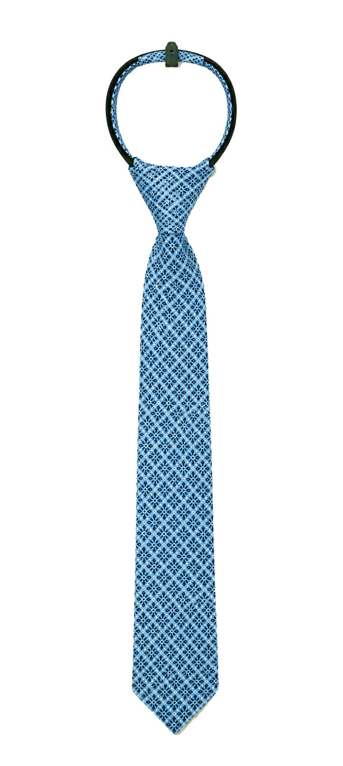 T.O. Collection Boys Textured Zipper Tie