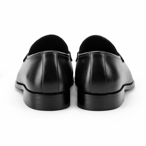 T.O. Collection Men's Dress Penny Loafer Shoes - Black