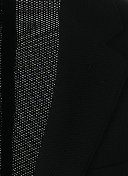 T.O Men's Cloud Blazer Jacket- Black