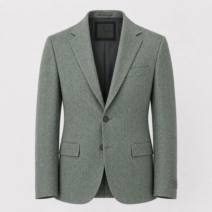 T.O. Men's Fashion Stretch Suit -  Green