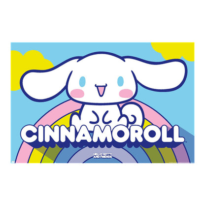 Trends International Hello Kitty and Friends: 22 Over The Rainbow - Cinnamoroll Wall Poster