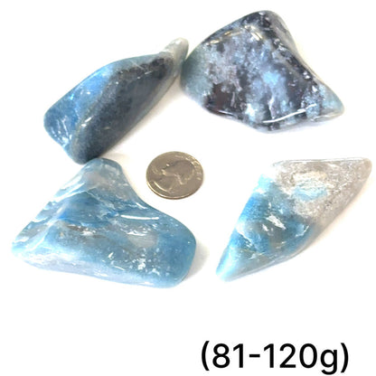 Healing Trolleite crystal for meditation, manifestation, and spiritual growth grouping of (81-120g) center overview