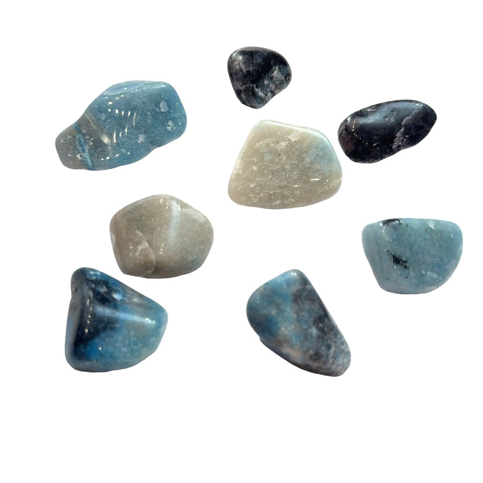 One (5-10g) Trolleite tumbled gemstone -new