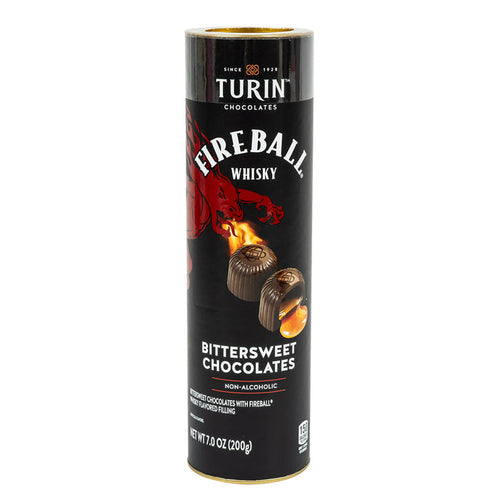 Turin Fireball Bittersweet Chocolate Tubes - 12 Count