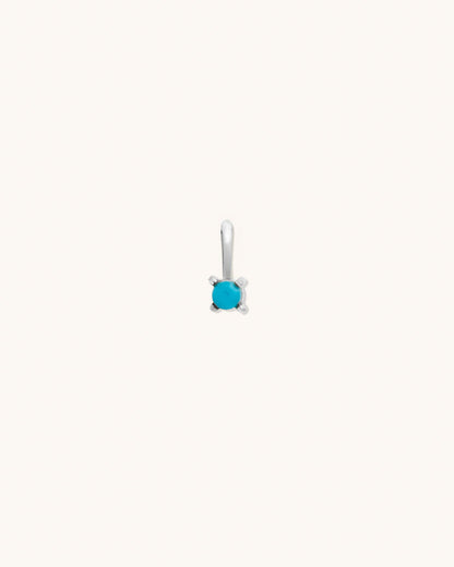 Turquoise Birthstone Charm