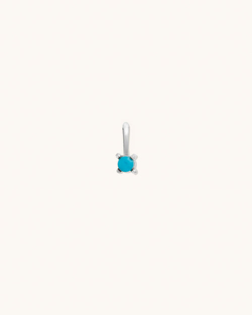 Turquoise Birthstone Charm