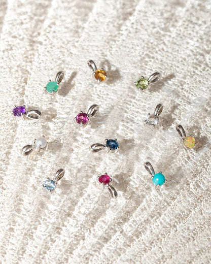 Turquoise Birthstone Charm