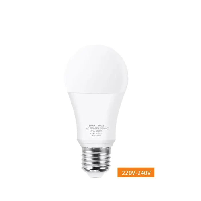 A white light bulb with a white background and a white background