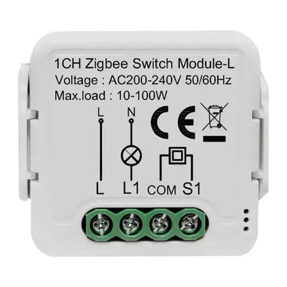 1ch zigbee switch module - 1 - 10v - 10a