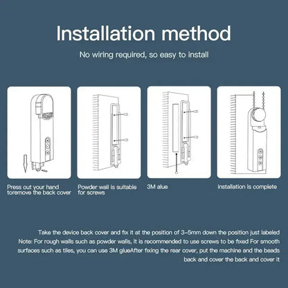 The instructions for installing a shower door