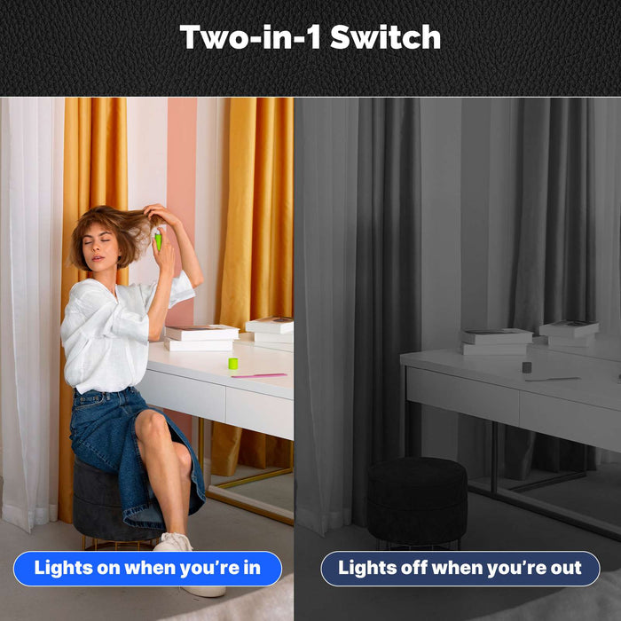 Tuya Zigbee Smart Human Presence mmWave Radar Detection Wall Light Switch Neutral Wire Optional EU Version