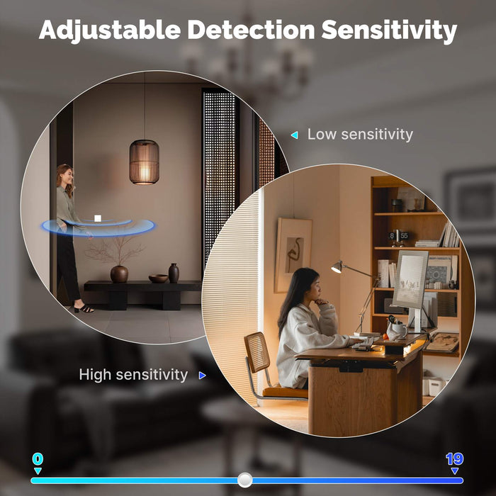 Tuya Zigbee Smart Human Presence mmWave Radar Detection Wall Light Switch Neutral Wire Optional EU Version