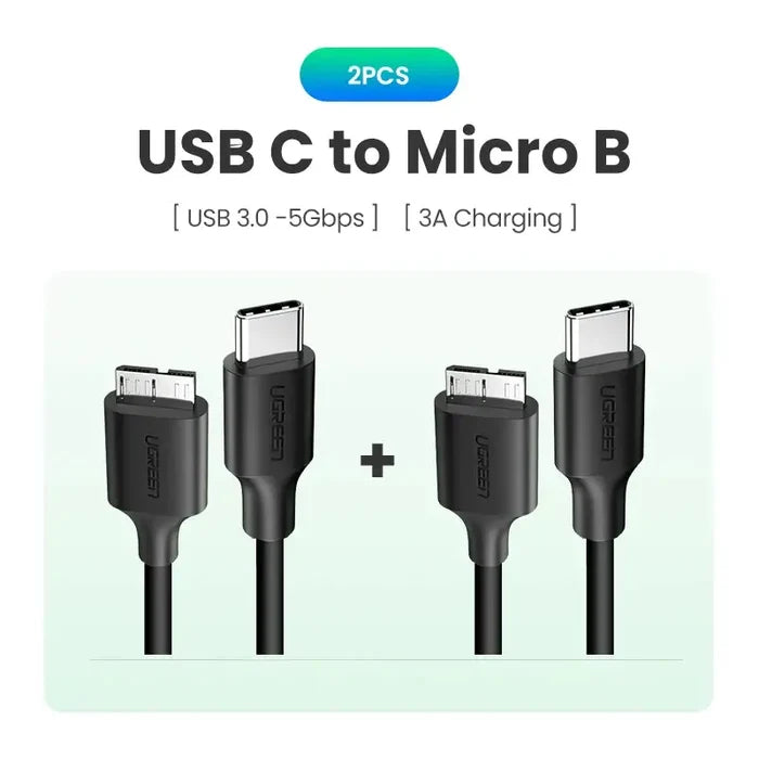 PVC USB C -2PCS / 0.5m / CHINA