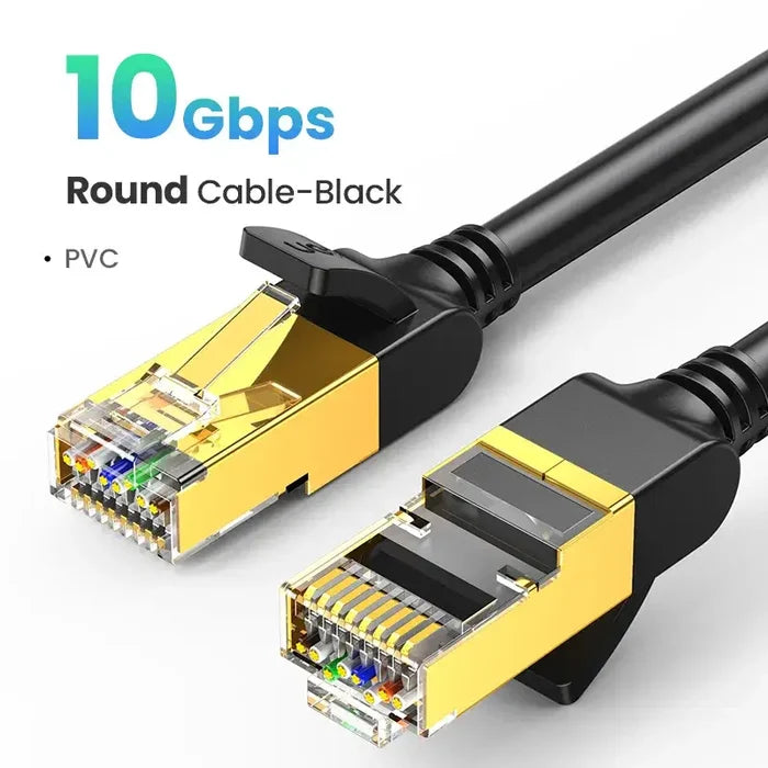 Cat7 Round Black / CHINA / 0.5m