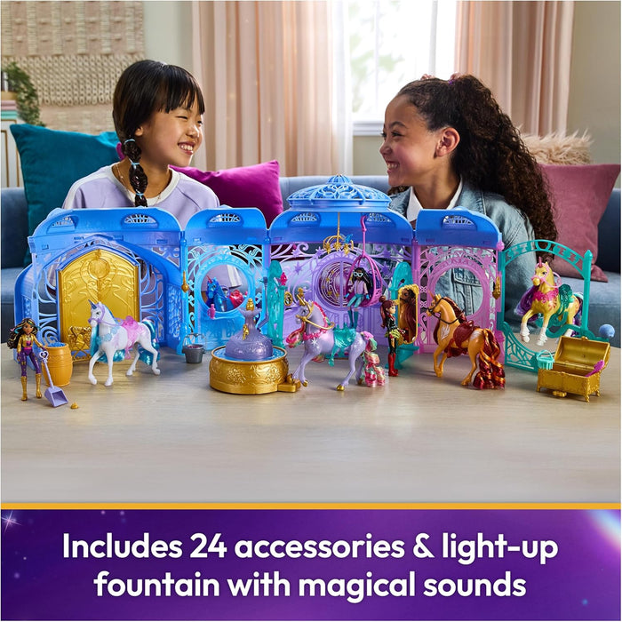 Unicorn Academy Starglow Fountain & Stable