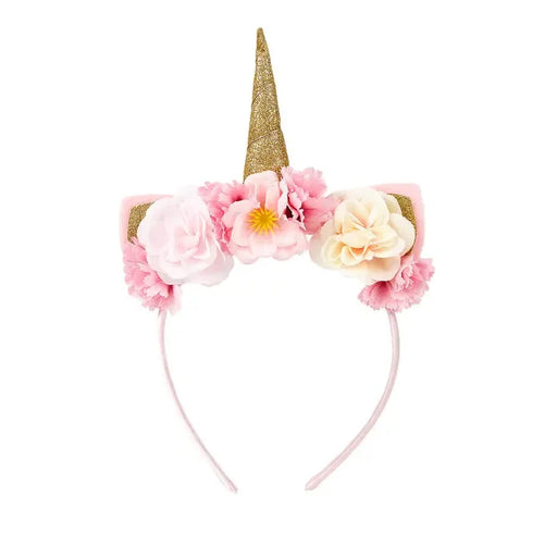 Unicorn Headband Roses