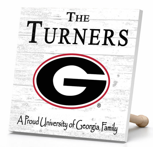 University of Georgia Proud Family Sign - Personalized