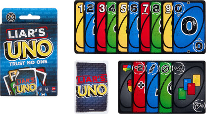 Liar’s UNO Card Game for Adults, Kids, Families, Parties & Game Nights, Trick Play & Bluffing