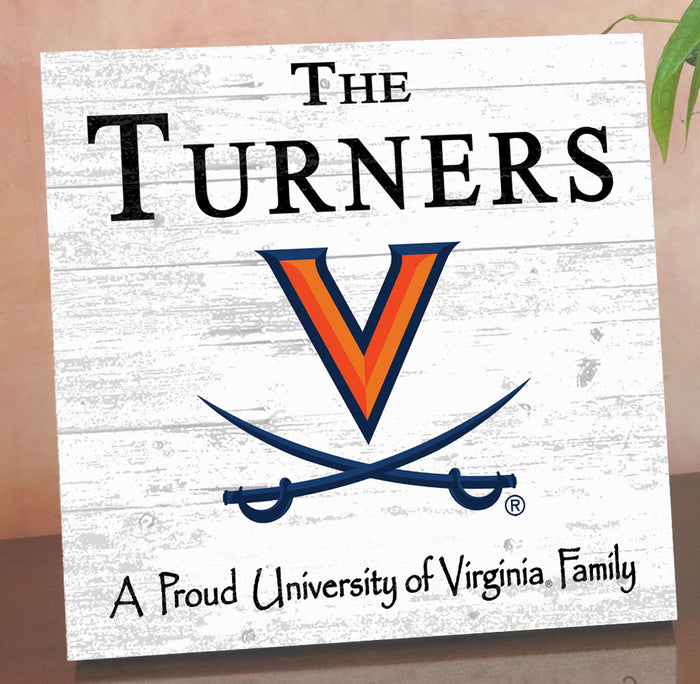 UVA Proud Family Name Sign