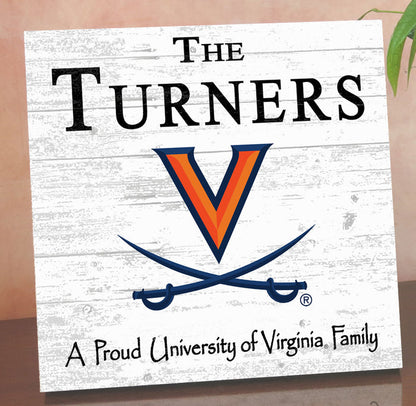UVA Proud Family Name Sign