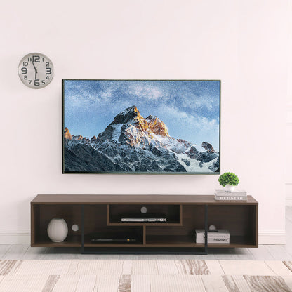 Vader 1800 Dark Oak, Open style Entertainment Unit, TV Cabinet by Tauris™-Home Living Store-