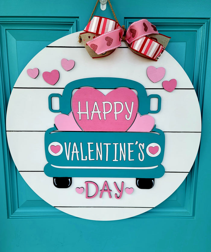 Valentine's Day Truck Door Hanger