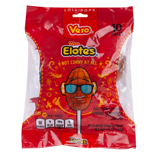 Vero Elotes Lollipops Peg Bag - 14 Count