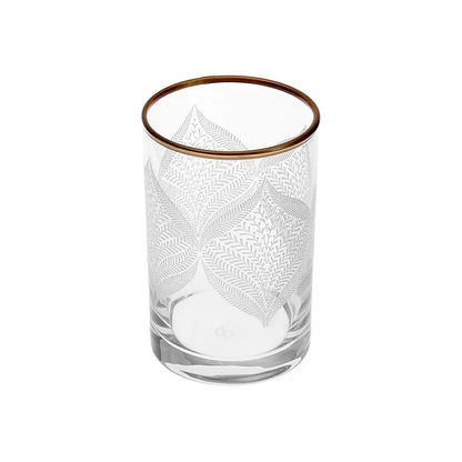 Verres à eau pour café turc Karaca Defne 6 pièces, or