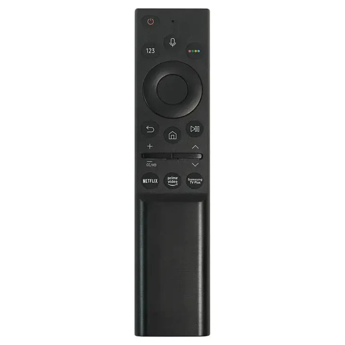 The remote control is shown in black