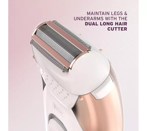 WAHL Wet & Dry Foil Lady Shaver | Pink & White | 3023392