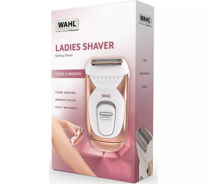 WAHL Wet & Dry Foil Lady Shaver | Pink & White | 3023392