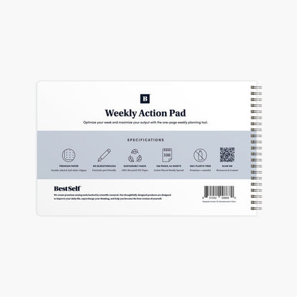 Weekly Action Pad Notebooks & Notepads Personal Growth