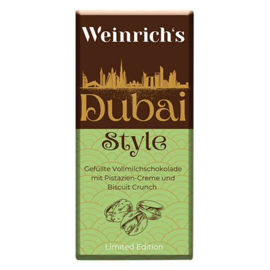 Weinrich's Dubai Style Chocolate Candy Bar - 10 Count