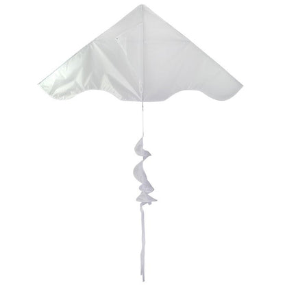 White Delta With White Twister Tail