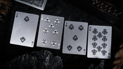 White Tiger Black Gold Box Set Playing Cards by Ark Playing Cards