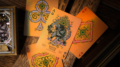 White Tiger Luxury Frame Edition by Ark Playing Cards Playing Cards by Ark Playing Cards