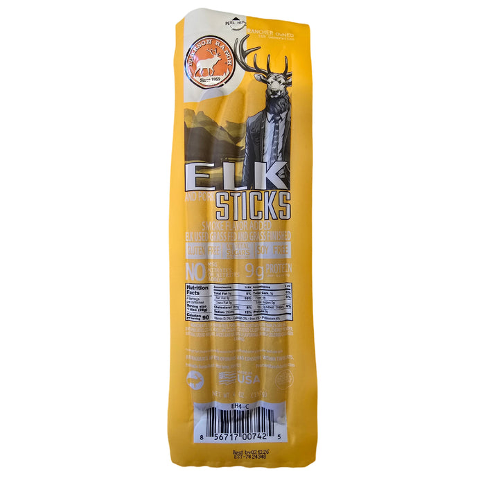 Wholesale Elk Snack Sticks 4oz - (order in EACH quantities)